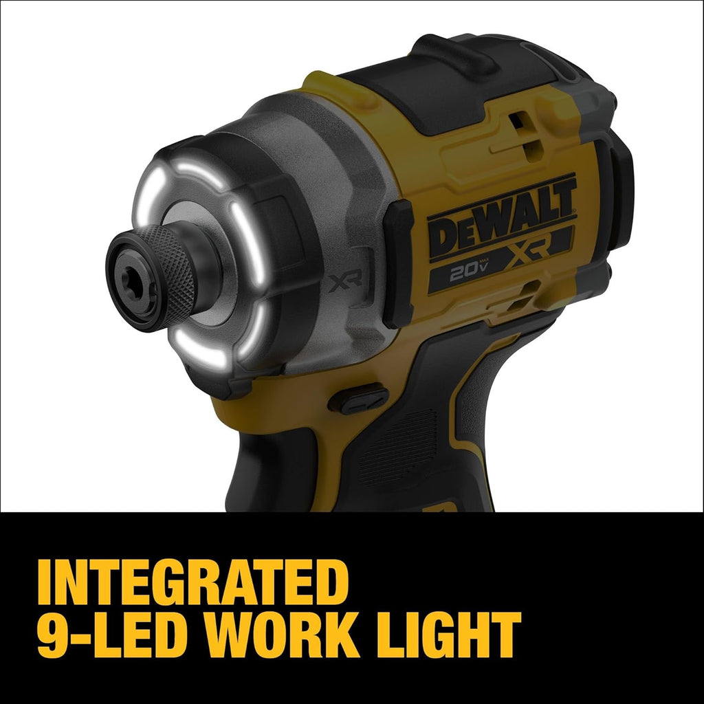 20V MAX XR Brushless Cordless 3-Speed High Torque 1/4 in. Impact Driver Kit with XR POWERPACK and Charger (DCF860QQ1)
