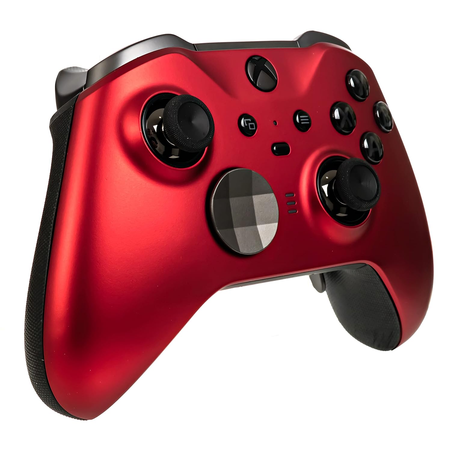 Xbox Elite Series 2 Custom Soft Touch Controller - Soft Touch Feel, Added Grip, Metallic Red Color - Compatible with Xbox One, Series X, Series S