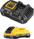 DEWALT 20V MAX Battery and Dewalt Battery Charger Combo XR POWERPACK™ 4Ah , LED Charge Indicator(DCB2104C)