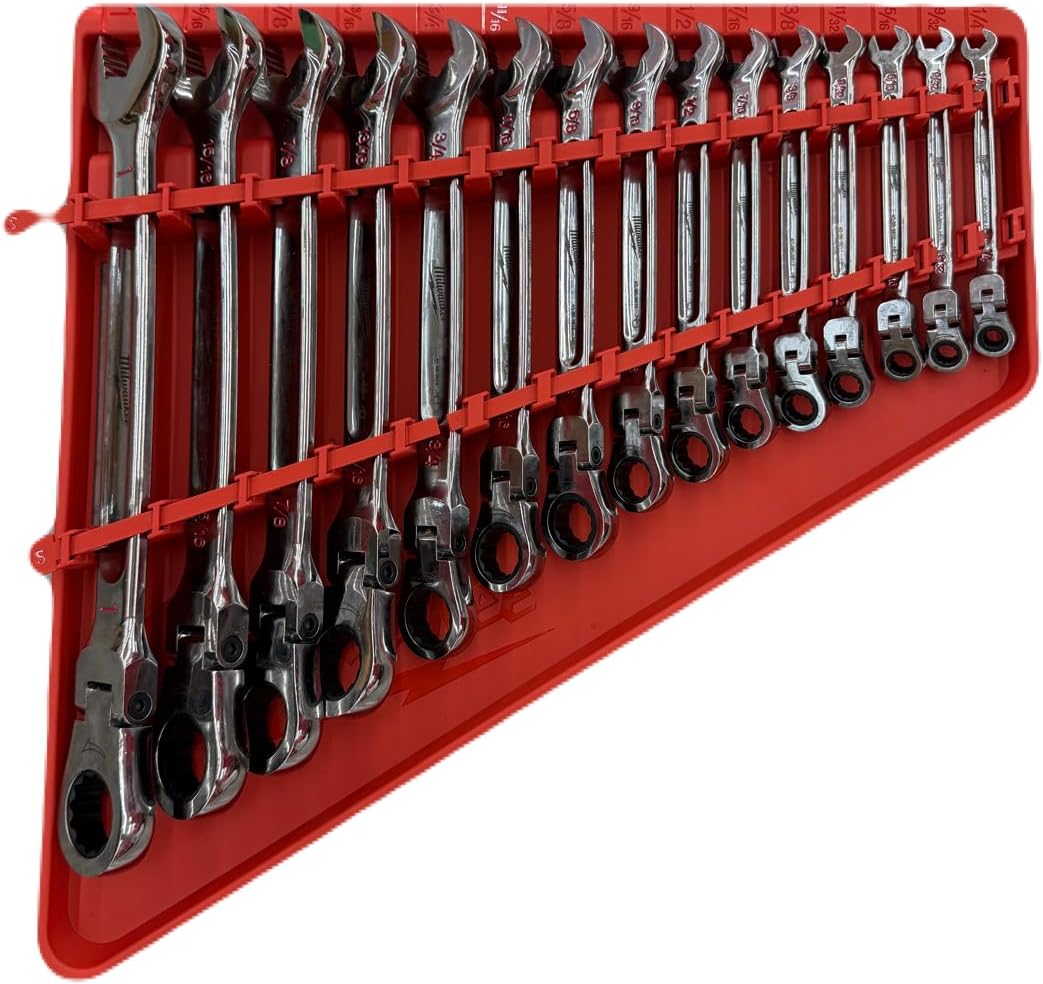 Milwaukee 15 Piece SAE Flex Head Wrench Set