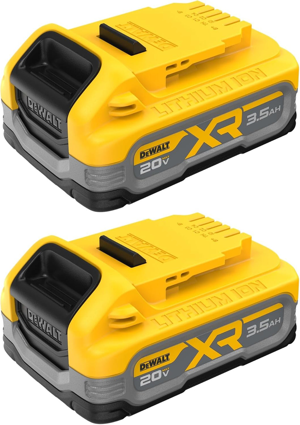 DEWALT 20V MAX XR POWERSTACK 3.5Ah Battery Kit, 2 Pack (DCBP320-2)