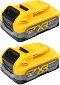 DEWALT 20V MAX XR POWERSTACK 3.5Ah Battery Kit, 2 Pack (DCBP320-2)