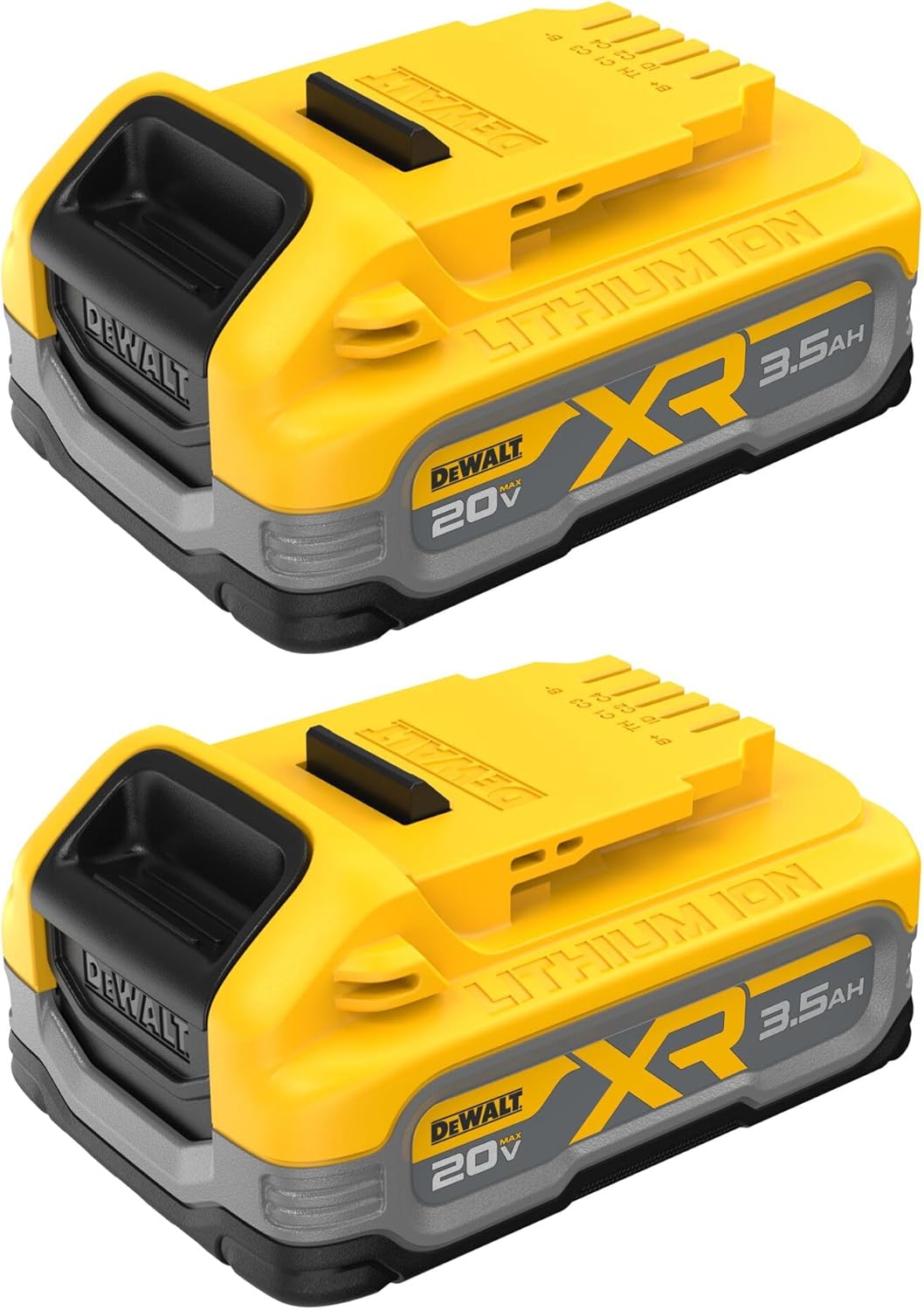 DEWALT 20V MAX XR POWERSTACK 3.5Ah Battery Kit, 2 Pack (DCBP320-2)