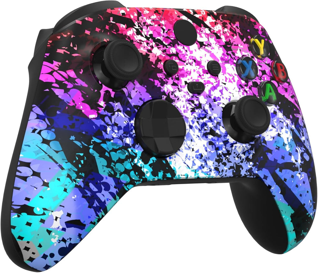 Custom Controllerzz Wireless Controller for Microsoft Xbox Series X/S & Xbox One - Custom Soft Touch Feel - Custom Series X/S Controller (X/S Digital Mirage)