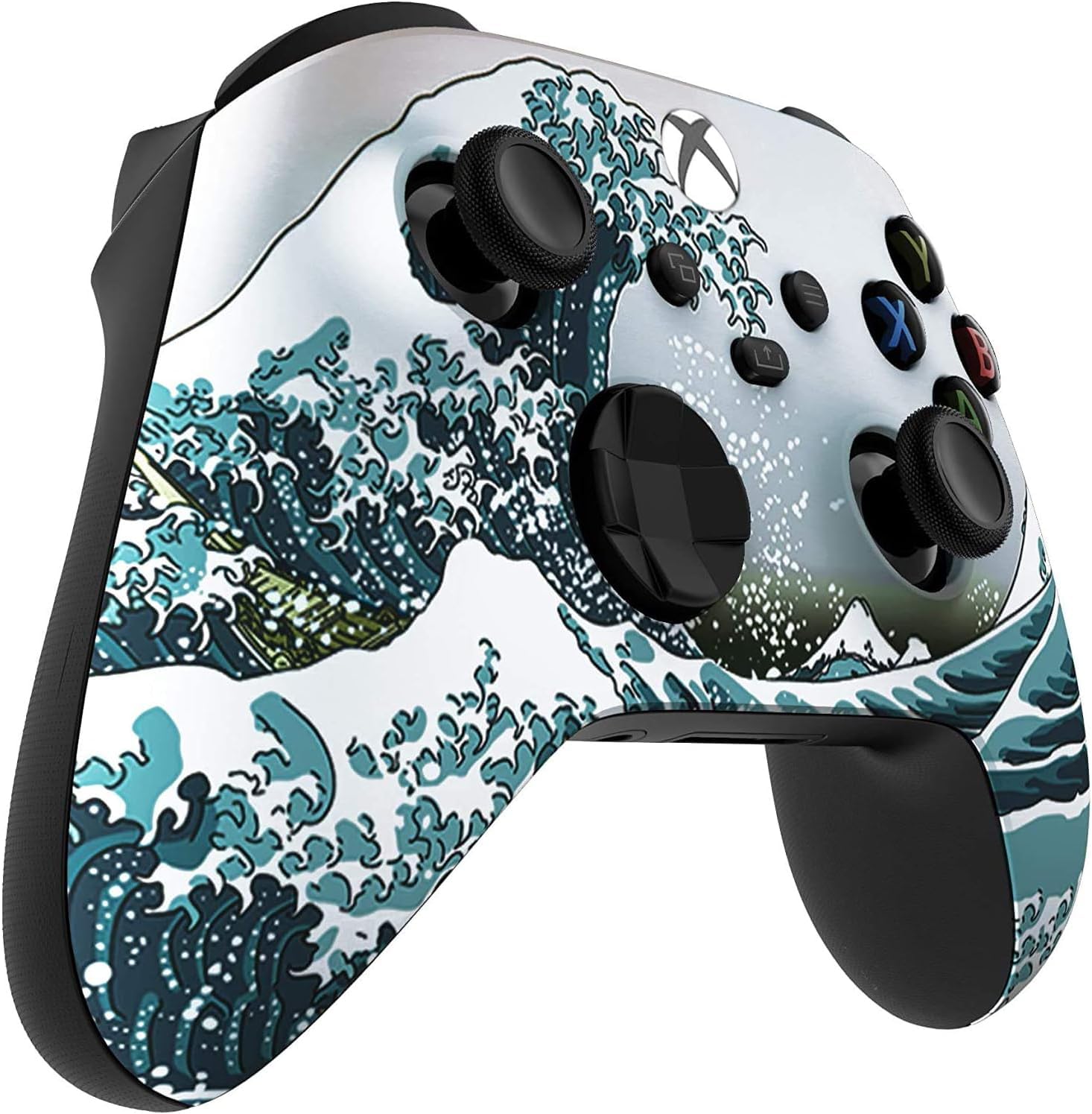 Custom Controllerzz Wireless Controller for Microsoft Xbox Series X/S & Xbox One - Custom Soft Touch Feel - Custom Xbox Series X/S Controller (X/S Waves)