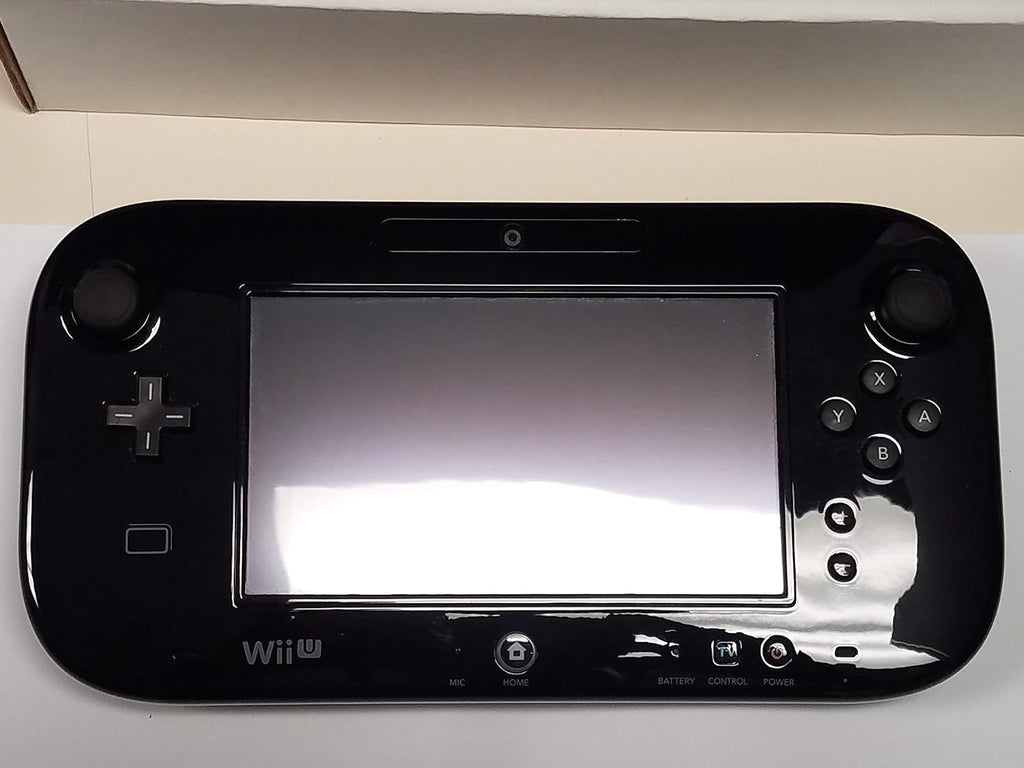 Replacement Official Authentic Nintendo Wii U Gamepad [Black] - Bulk Packaging