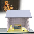 Soundproof Recording Booth, Portable Isolation Room for Home Studio, Microphone and Podcast Recording, Gaming and Broadcasting