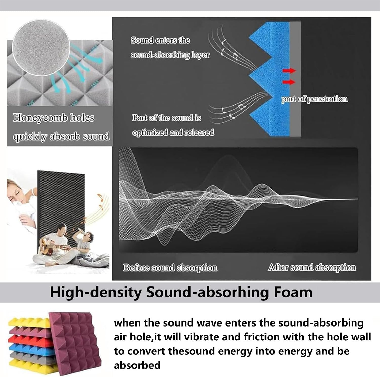 Desktop Soundproof Cover, Portable Recording Booth, Sound Isolation Room for Home Studio, for Microphone Recording Equipment Podcasts Singing Gaming and Broadcasting,Red