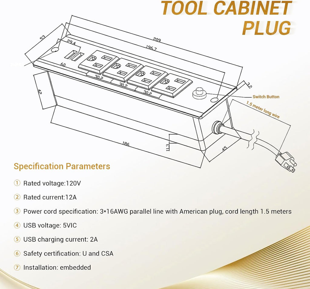CHETTO C 72-inch Rolling Tool Chest Cabinet Mobile Workbench with 15 Storage Drawers and Wheels 3 Uper Cabinet Outlet SS Pegboard Black Tool Box for Garage