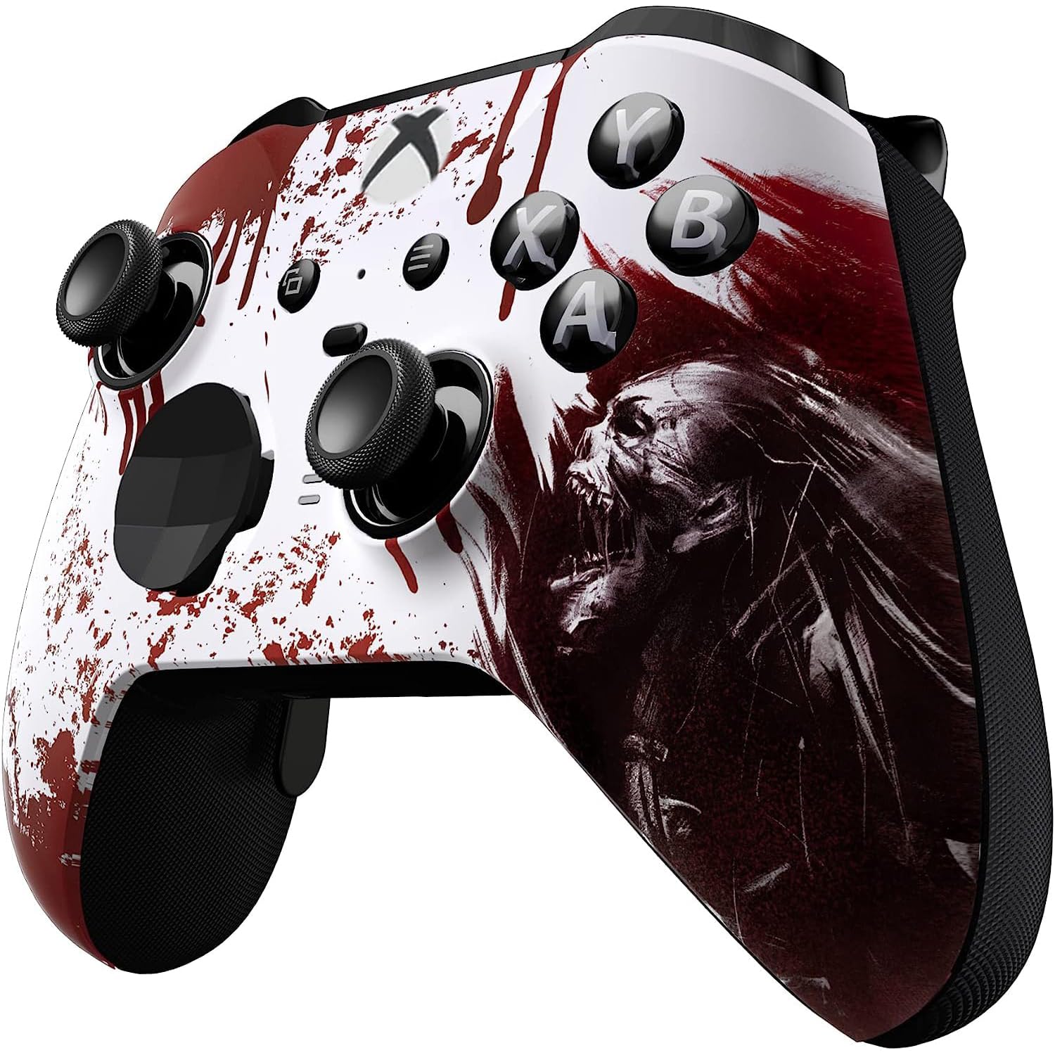 Custom Controllerzz Elite Series 2 Controller Compatible With Xbox One, Xbox Series S, and Xbox Series X (Bloody Zombie)