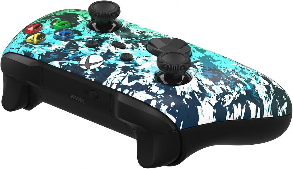Custom Controllerzz Wireless Controller for Microsoft Xbox Series X/S & Xbox One - Custom Soft Touch Feel - Custom Series X/S Controller (X/S Polar Pixel)
