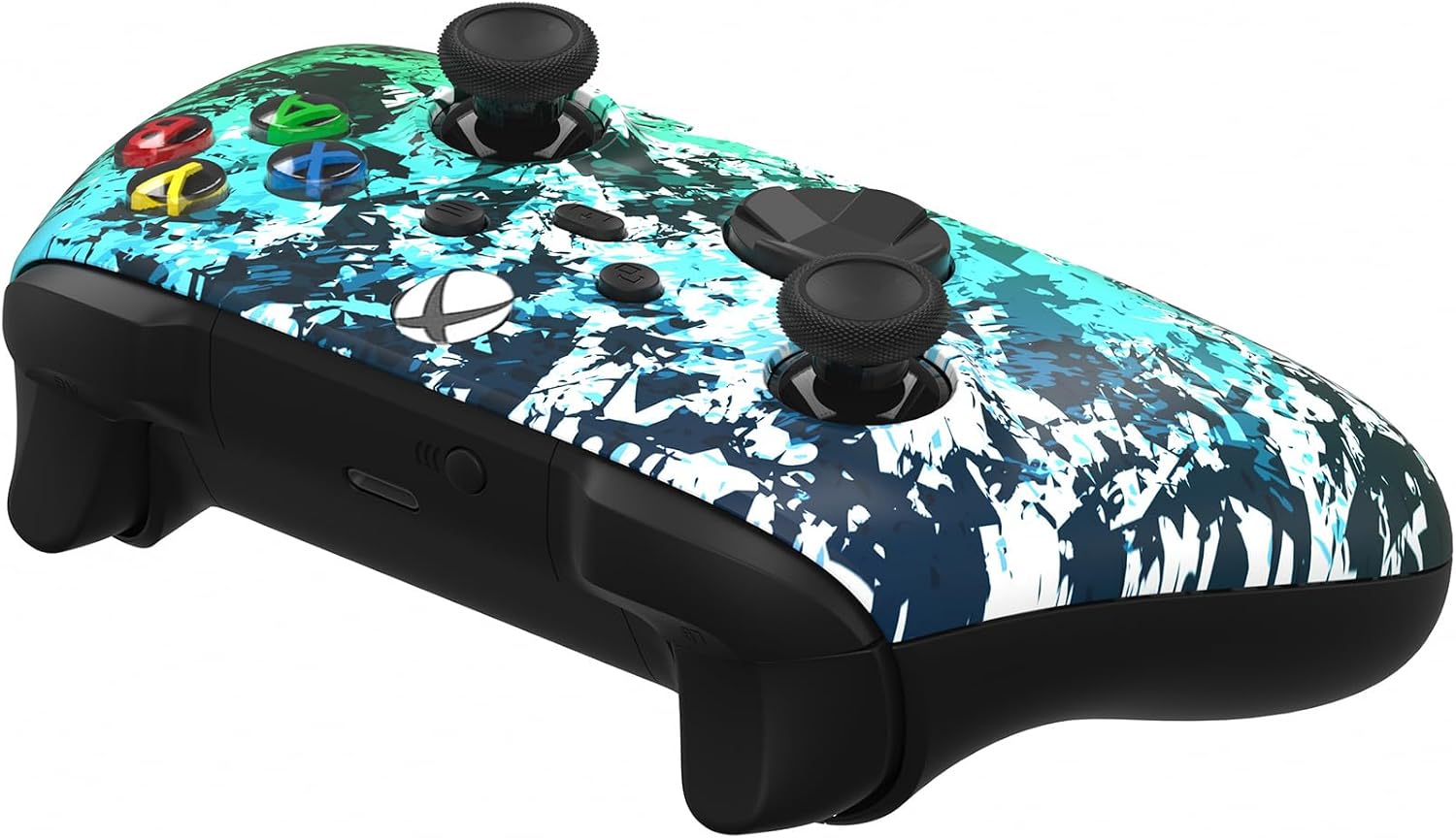 Custom Controllerzz Wireless Controller for Microsoft Xbox Series X/S & Xbox One - Custom Soft Touch Feel - Custom Series X/S Controller (X/S Polar Pixel)