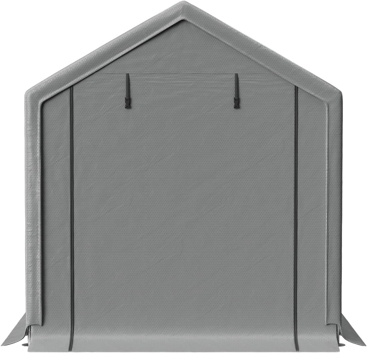 Outdoor Storage Shelter, 6x6 ft Portable Shed with Roll up Zipper Door, Waterproof and UV Resistant Anti-Snow, Heavy Duty Carport for Storing Garden Tools, Outdoor Equipment