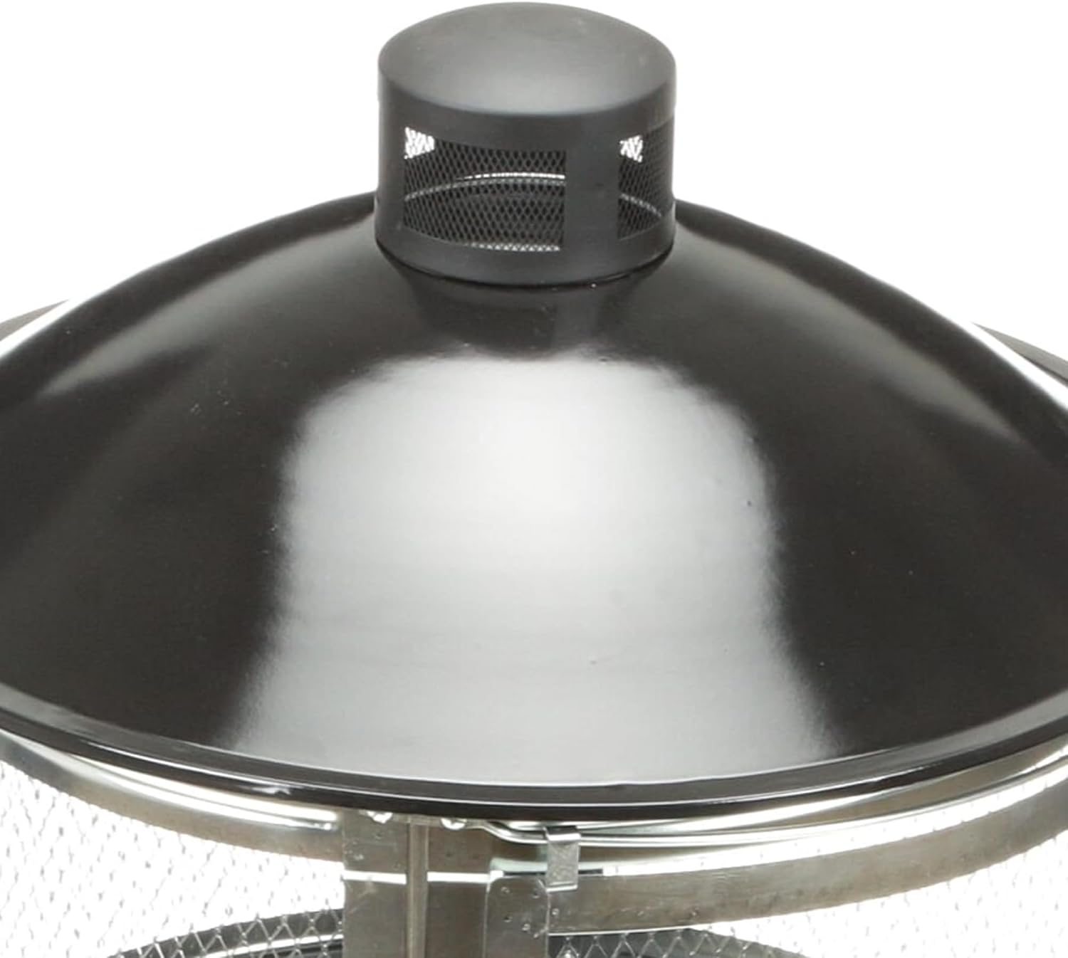 Four Seasons Courtyard Outdoor Fire Pit with Sliding Door, and Top Lid, 28'