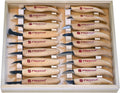 Flexcut Wood Carving Knives | Deluxe 18-Piece Knife Wood Carving Set | Razor-Sharp 1095 High Carbon Steel Blades | KN250 | Made in the U.S.A.