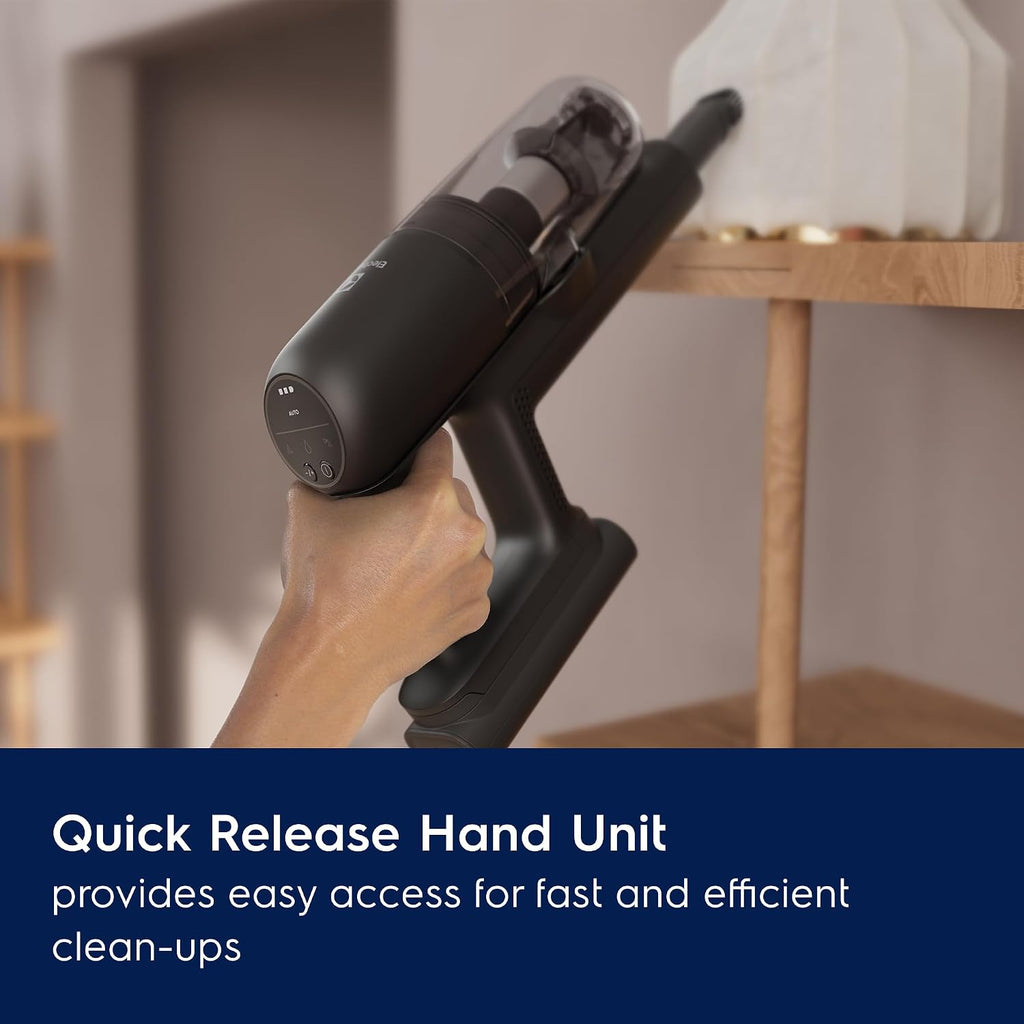 Electrolux Ultimate700 Cordless Stick Vacuum with PowerPro Bristle Nozzle and High Suction Power, 50-Minute Run Time, 4 Power Modes, Granite Gray