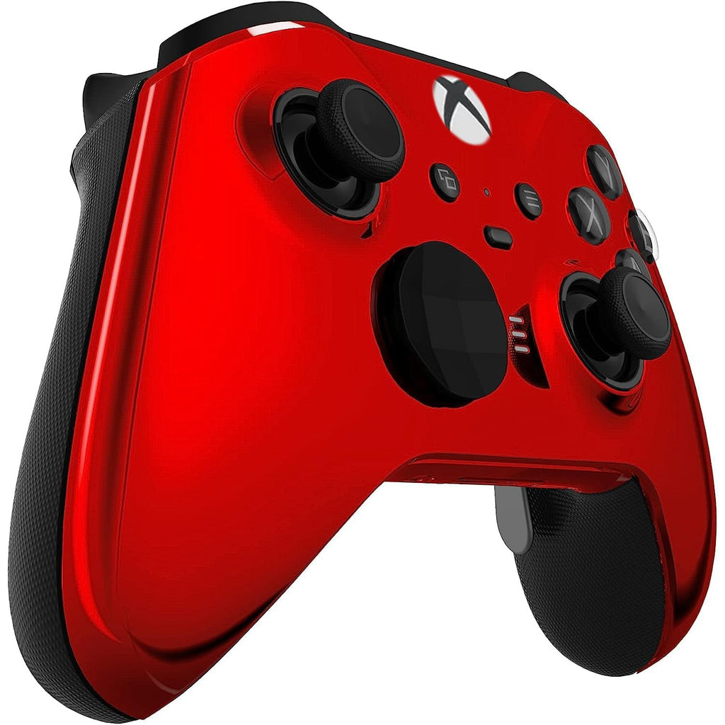 Custom Controllerzz Elite Series 2 Controller Compatible With Xbox One, Xbox Series S, and Xbox Series X (Red Chrome)