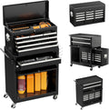 Pataku Rolling Tool Chest with 8 Drawer,Drawer High Capacity Tool Chest with Wheels, Detachable Tool Storage with Large Cabinet -Black