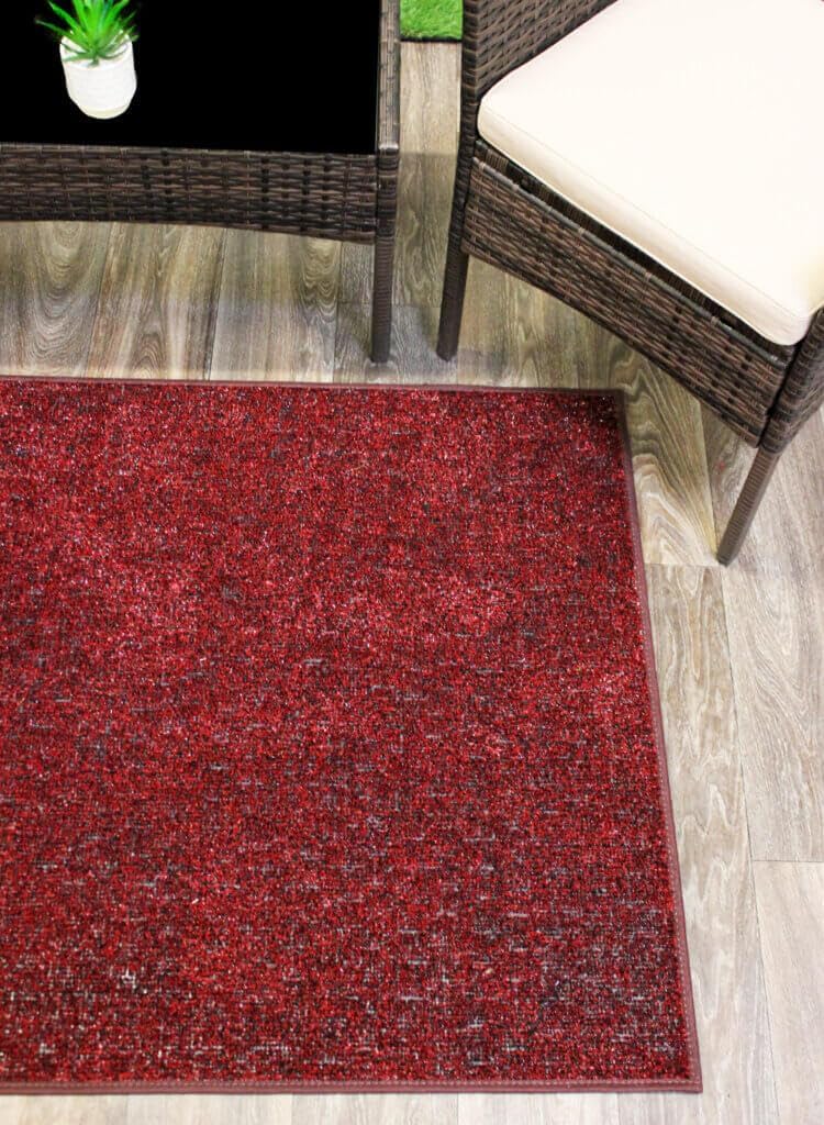 KOECKRITZ Outdoor Turf Rug – Weather-Resistant Artificial Grass Carpet for Patio, Deck, Porch, Gazebo, Boat & Pool – Lightweight, Fade-Resistant - 10' x 12' Red Bandana