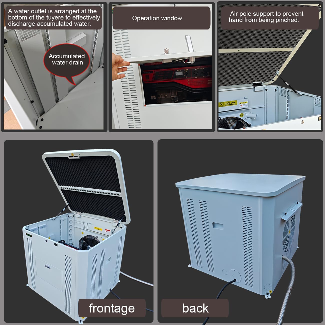 Generator Box,Accommodates The Maximum Size of The Unit:39.4' x 35' x 35.4'