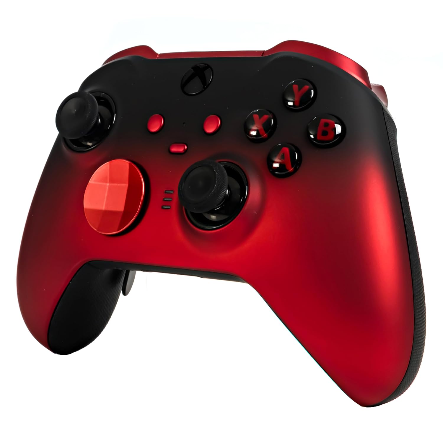 Crazy Controllerz Customz Series Custom Wireless Controller for Xbox One Series X S PC Elite Series 2 - Red Fuse