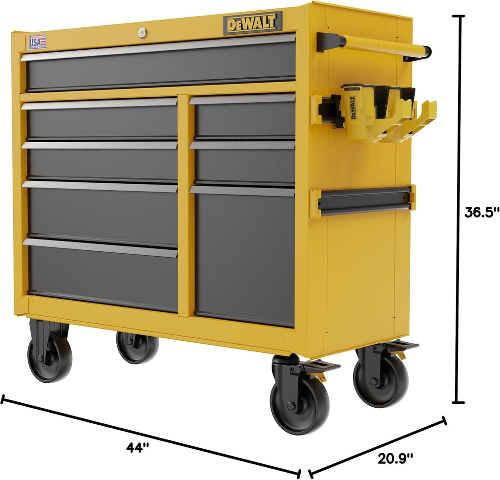 DEWALT Tool Chest with 9 Drawers, 41 Inch, 100lb Drawer Capacity, DEWALT Workshop Storage System Compatible (DWST41092)