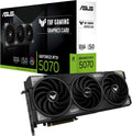 ASUS TUF Gaming GeForce RTX 5070 12GB GDDR7 Graphics Card (NVIDIA Blackwell Architecture and DLSS 4, 2.5 Slot Design, SSF, PCIe 5.0, 3X DisplayPort 2.1b, 2X HDMI 2.1b, TUF-RTX5070-12G-GAMING)