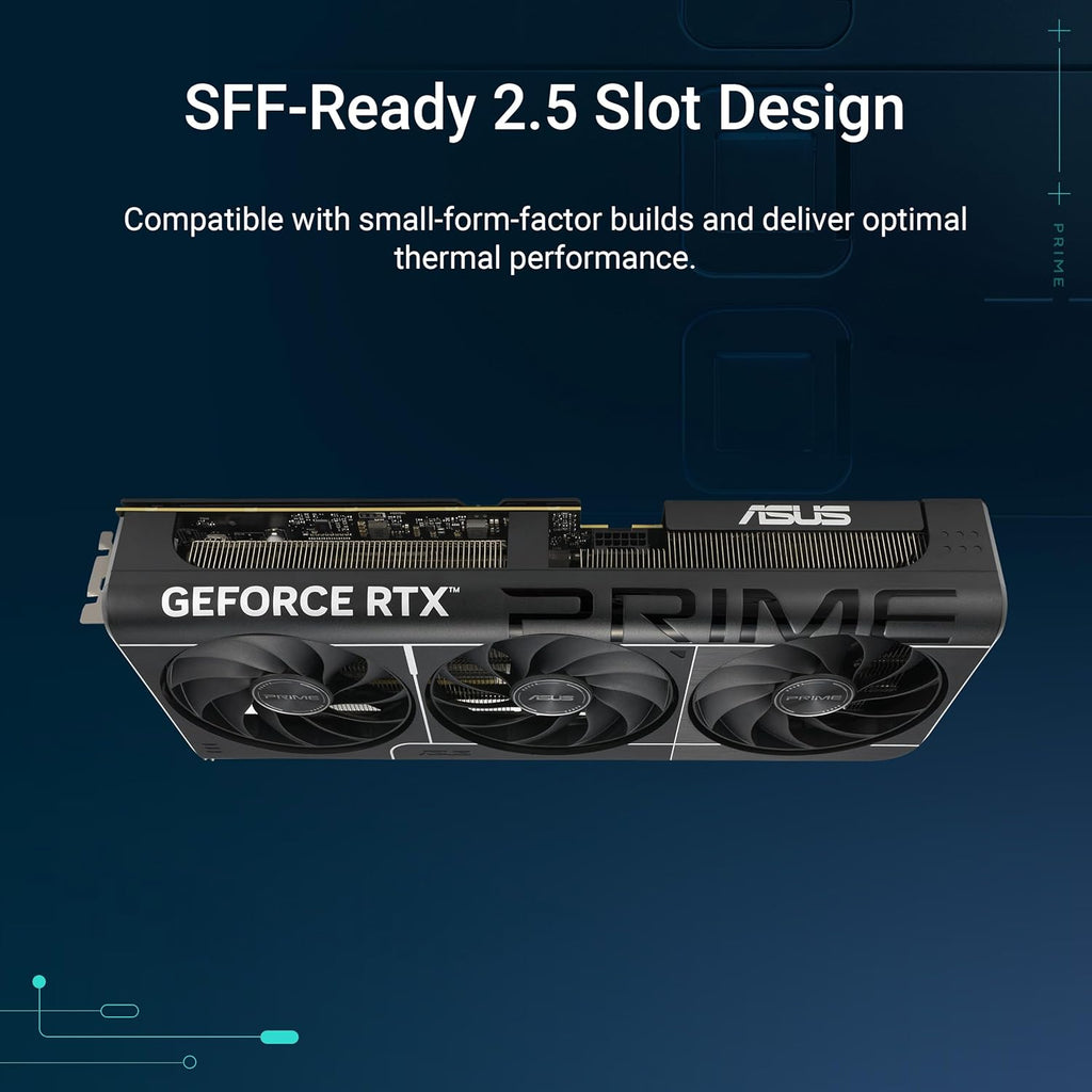 ASUS TUF Gaming GeForce RTX 5070 12GB GDDR7 Graphics Card (NVIDIA Blackwell Architecture and DLSS 4, 2.5 Slot Design, SSF, PCIe 5.0, 3X DisplayPort 2.1b, 2X HDMI 2.1b, TUF-RTX5070-12G-GAMING)