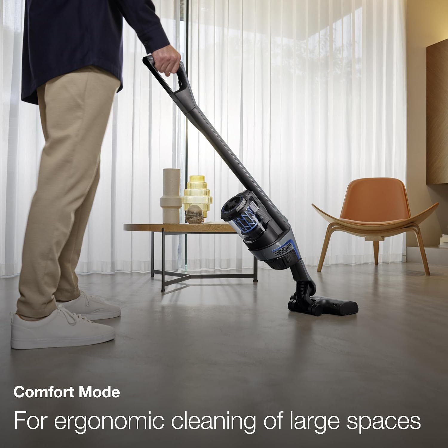 Miele Triflex HX1 Cordless Stick Vacuum Cleaner, 60 min runtime, Graphite Grey / Blue