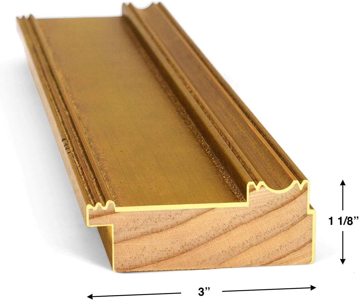 Antique Gold 32' Premiere Deco TV Frame - Compatible ONLY with Samsung The Frame TVs (Fits 2021-2026, LS03A, LS03B, LS03C, LS03D, LS03FA)