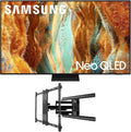 Samsung QN85QN70FAFXZA 85 Inch Neo QLED 4K Smart TV with a Kanto PMX700 Pro Series Full Motion Dual Stud Mount (2025)