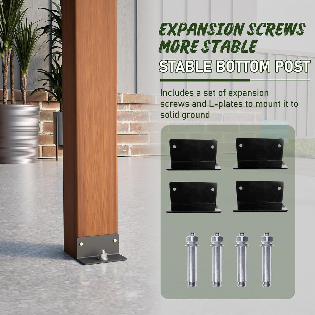 12' x 10' Outdoor Wood Pergola, Wooden Pergola Grape Trellis, Perfect for Climbing Plant Support, Garden, Terrace, Backyard, Deck, Brown