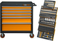 GEARWRENCH 358 Piece MEGAMOD Metric Mechanics Tool Set in Modular Foam Trays with Rolling Cabinet | MEGAMOD358