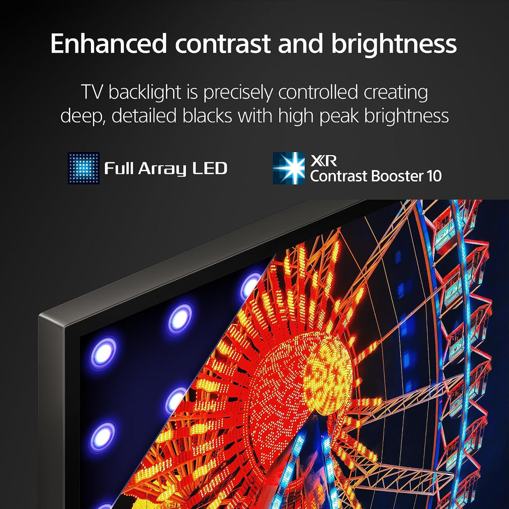 Sony 65 Inch 4K Ultra HD TV X90L Series: BRAVIA XR Full Array LED Smart Google TV with Dolby Vision HDR and Exclusive Features for The PlayStation® 5 XR65X90L- Latest Model,Black