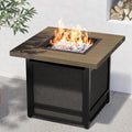 Grand Patio Outdoor 29 Inch 50,000 BTU Propane Gas Fire Pit Table (Brown, 29 Inch)