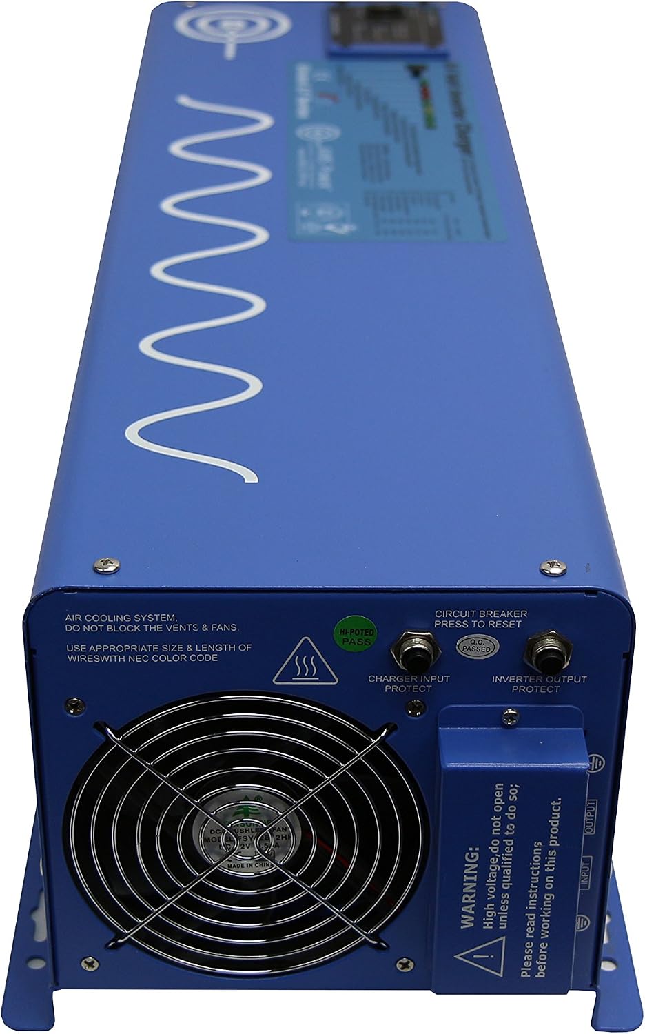 AIMS Power 6000 Watt 48 VDC Pure Sine Inverter Charger 120 VAC Output 60A Charger 40A Transfer Switch PICOGLF60W48V120V