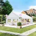 COBIZI 20x20 FT Party Tent Heavy Duty, Large Outdoor Event Tents for Parties with 6 Sidewalls & Built-in Sandbags,Waterproof Wedding Canopy Gazebo Temporary Shelter,Carport,Camping,Patio,Windproof