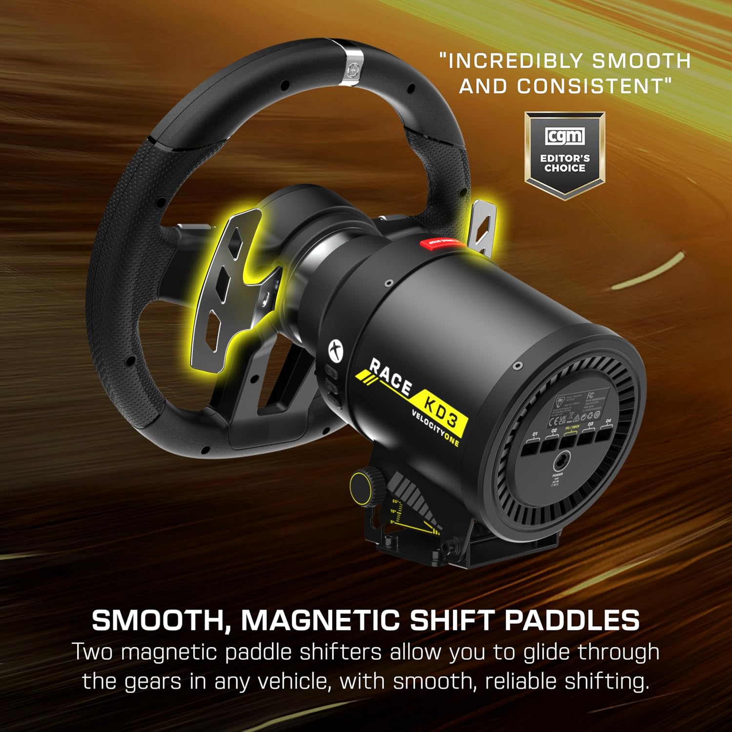 Turtle Beach VelocityOne Race KD3 Direct Drive Force Feedback Racing Wheel & Pedals for Xbox Series X|S, Xbox One & Windows 10/11 PC, USB C Connectivity