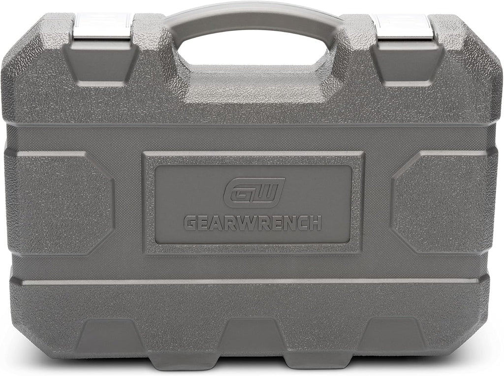 GEARWRENCH 44 Piece 1/2' Drive Standard & Deep SAE/MM Impact Socket Set - 89094