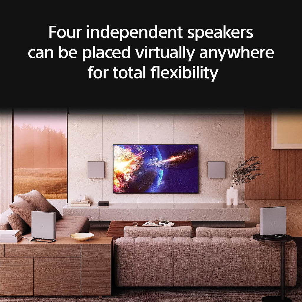 Sony 55 Inch Mini LED QLED 4K Ultra HD TV BRAVIA 7 Smart Google TV with Dolby Vision HDR and Exclusive Features for PlayStation®5 (K-55XR70), 2024 Model BRAVIA Theater Quad