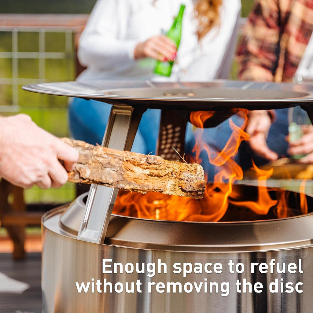 Solo Stove Yukon Heat Deflector - Enhance Warmth and Comfort for Your Fire Pit - Durable 304 Stainless Steel - Maximizes Heat Radius - Long-Lasting Camping Essentials, 10 lbs