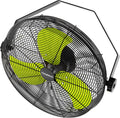 2600 CFM 14 inch Outdoor High Velocity Wall Mounted Fan, 3-Speed Metal Fans with IP44 Enclosure Motor, Industrial Grade Weatherproof Wall Fan for Patio, Greenhouse, Garage, and Gazebo