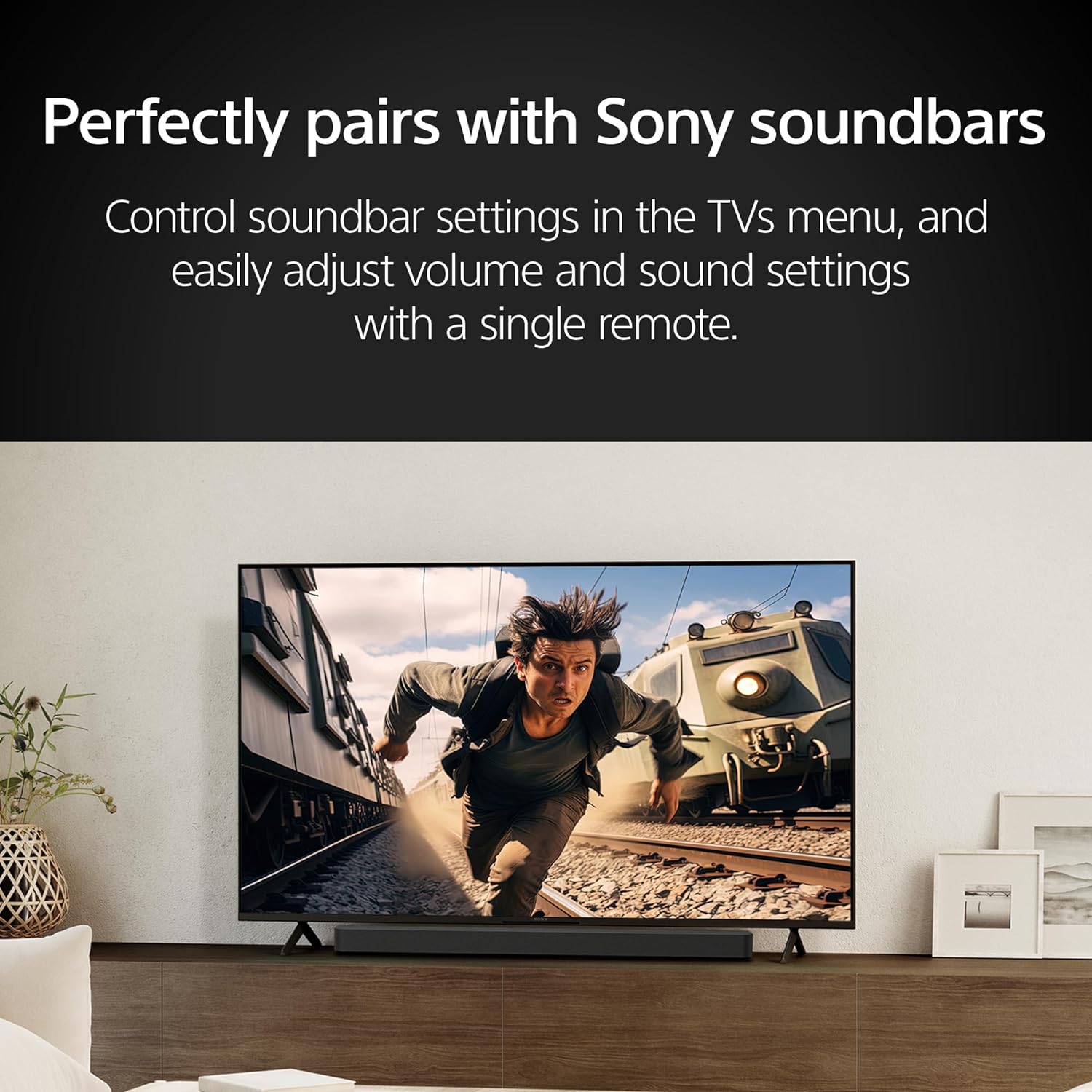 Sony 75 Inch 4K Ultra HD TV BRAVIA 3 LED Smart Google TV with Dolby Vision HDR and Exclusive Features for Playstation®5 (K-75S30), 2024 Model & Sony HT-S400 2.1ch Soundbar