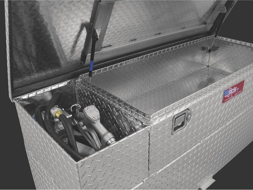 RDS Fuel Transfer/Auxiliary Tank/Toolbox Combo with 8 Gpm Pump - 60-Gal. Capacity