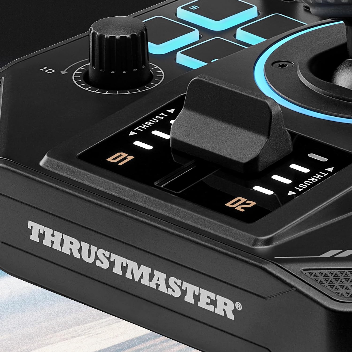 Thrustmaster Sol-R5 Flight Base - Hall Effect Technology, 23 Assignable Actions, Detachable Grip System for Flight Simulation - Compatible with PC