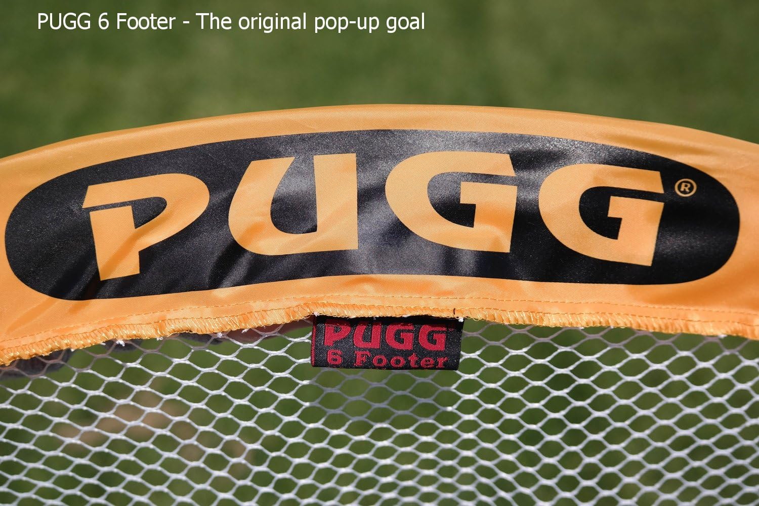 PUGG Pop Up Soccer Goal, Portable Training Football Knitted Poly Net Equipment, The Original Pickup Game Goal, Includes Two Goals & Bag