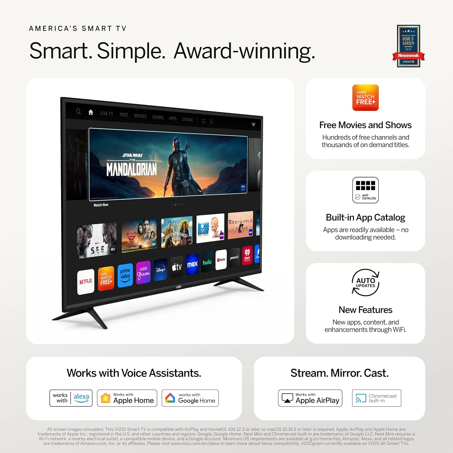 VIZIO 75-Inch P-Series 4K QLED HDR Smart TV w/Voice Remote, Dolby Vision, 4K 120Hz Gaming, Alexa Compatibility, P75Q9-J01, 2022 Model
