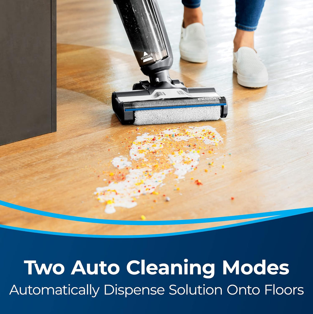 Bissell Crosswave HF3 Cordless Wet/Dry Vacuum Cleaner and Mop, Multi-Surface and Hardwood Floor Cleaner, 3649A