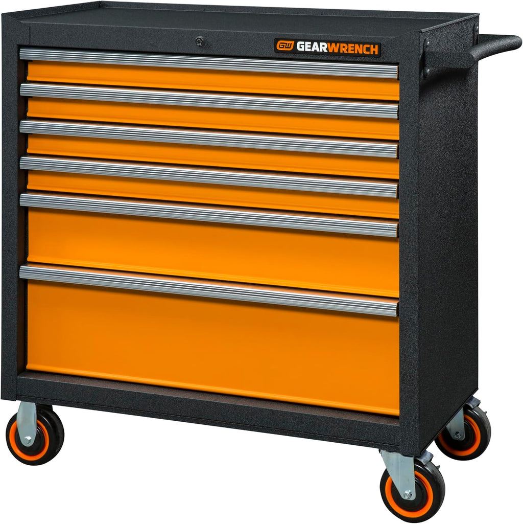 GEARWRENCH 358 Piece MEGAMOD Metric Mechanics Tool Set in Modular Foam Trays with Rolling Cabinet | MEGAMOD358