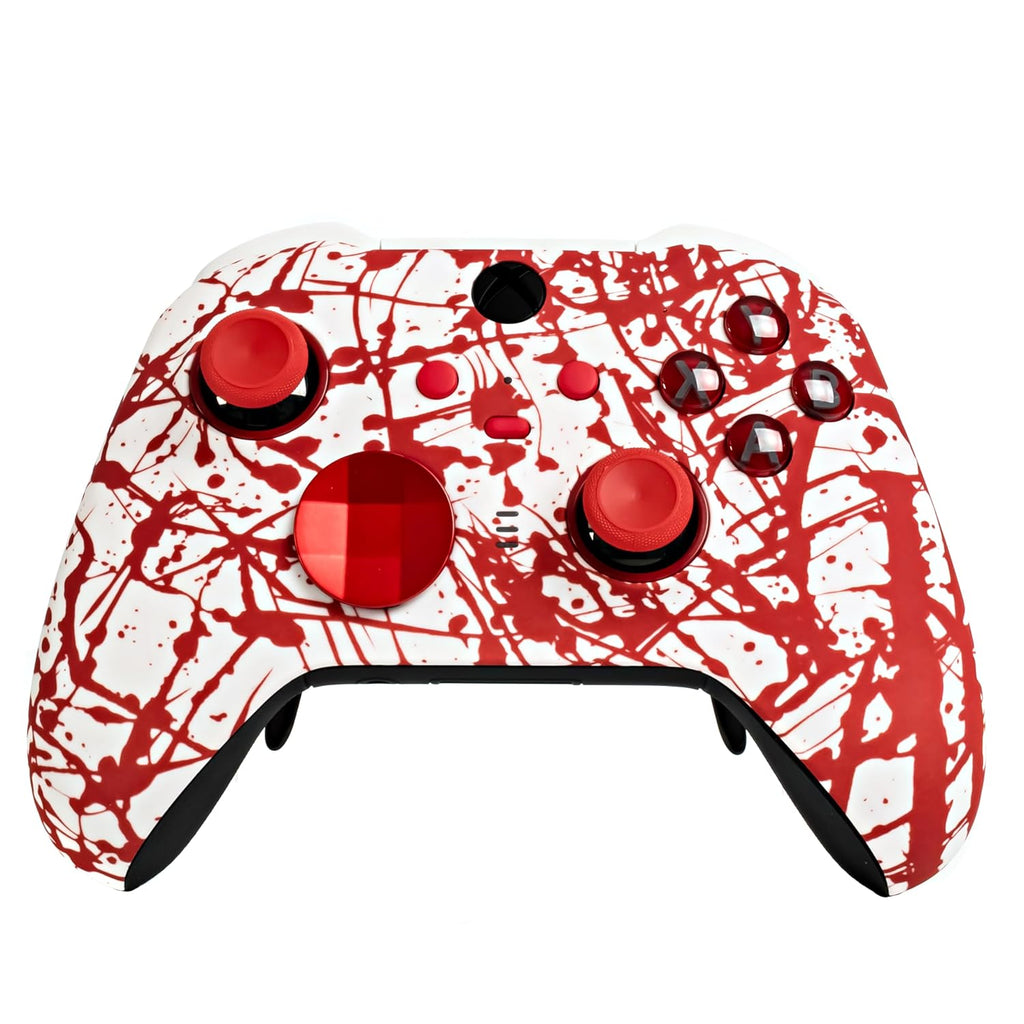 Crazy Controllerz Customz Series Custom Wireless Controller for Xbox One Series X S PC Elite Series 2 - Splatter